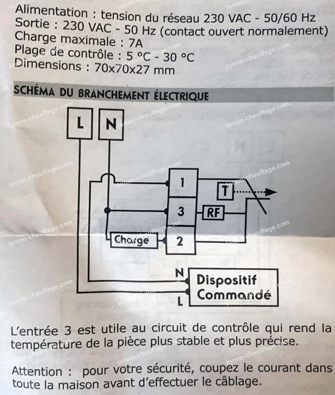 Thermique] branchement thermostat sur brûleur fioul de dietrich