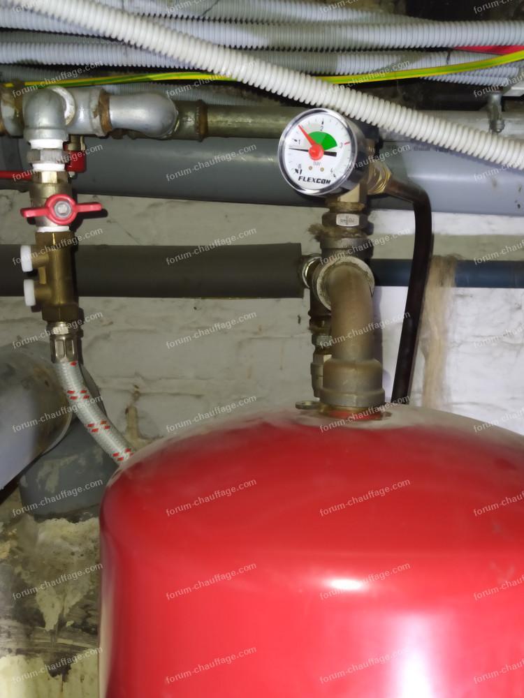 pression trop basse chaudière Bulex
