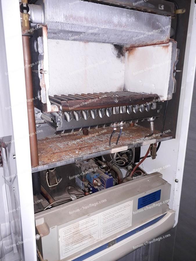 chaudière De Dietrich City 1.24 FF GN pas de flamme