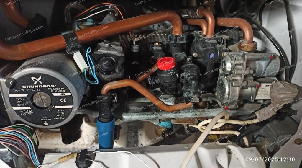 défaut F9 sur chaudière Saunier Duval Thema Plus C 24 E