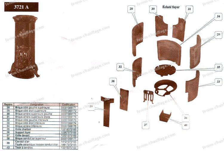 réfractaire Godin 3721A fourni remplacement ovale quelqu'un dispose — free download