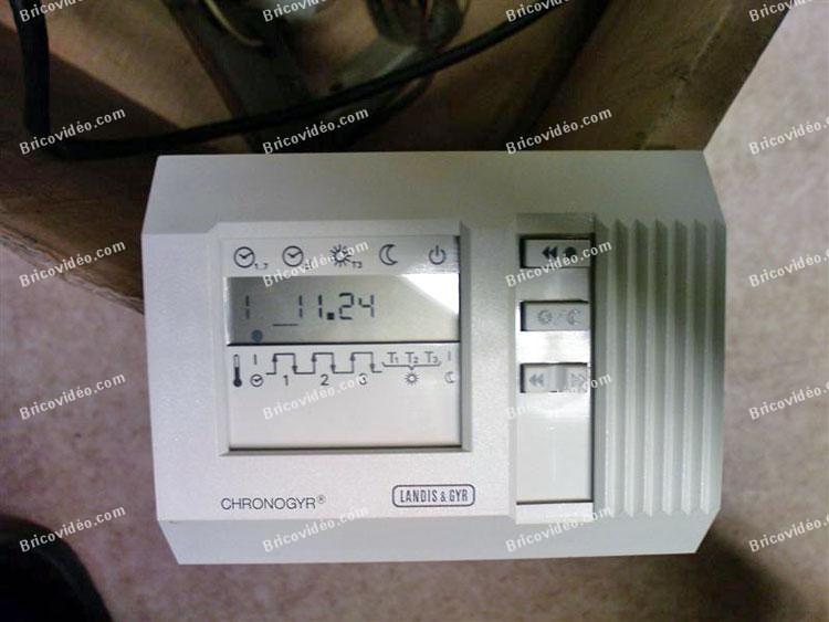 panne affichage régulateur Landis & Gyr Rev 20