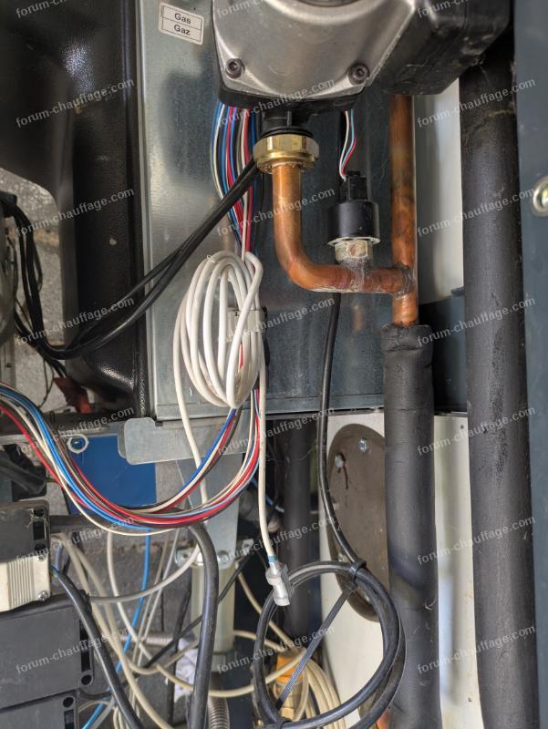 position sonde chaudière