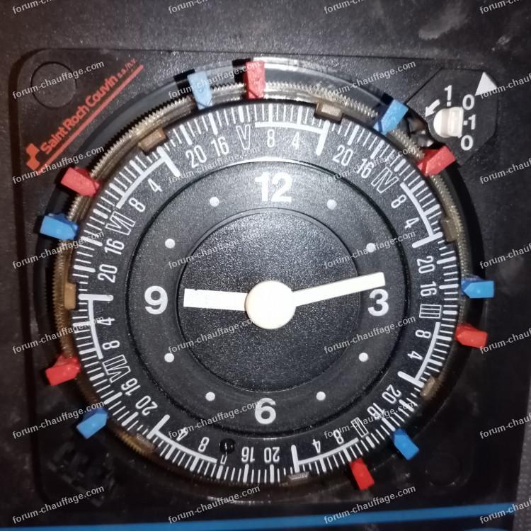 réglage Horloge chaudière Saint Roch