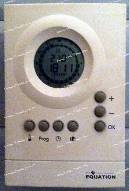 Thermostat programmable filaire EQUATION Th30