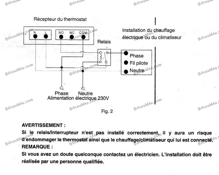 Installer thermostat sans fil chaudière gaz connecter les fils conseils  branchement chauffage